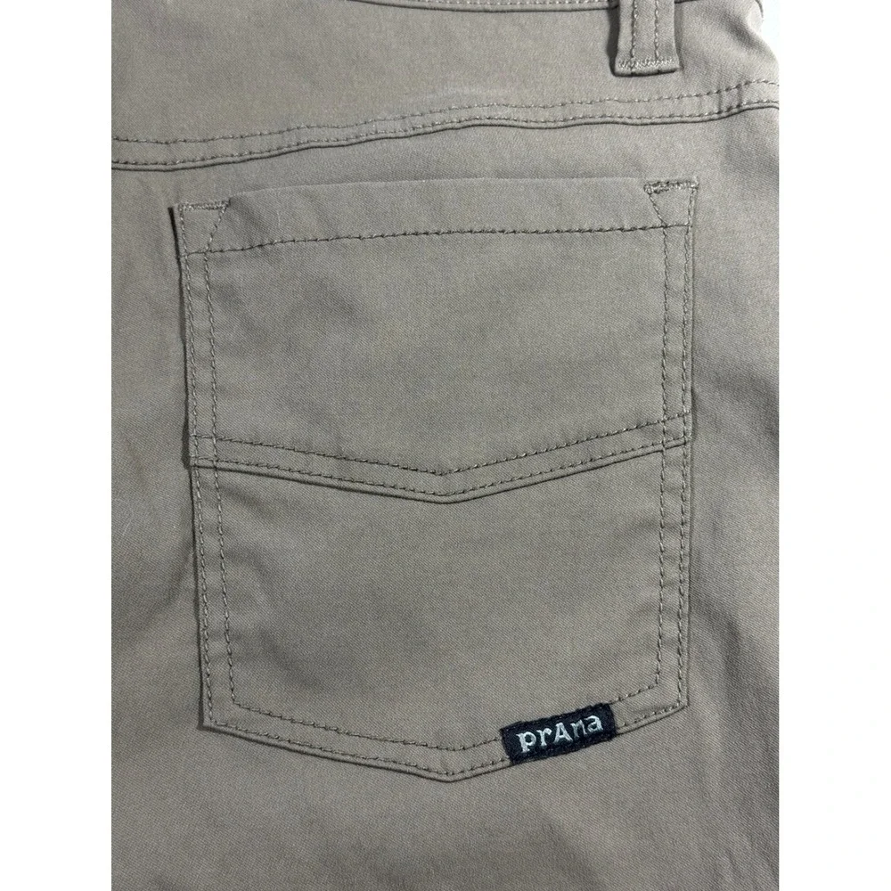 Prana Mens Slim Fit Brion II Stretch Brown Pants 32x32 Meas: 32x31.5